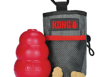 KONG Travel Train & Treat Bag – Compact Portable Storage with Easy-Access Treat Dispenser