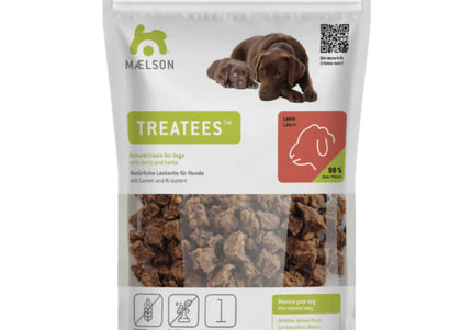 Maelson Treatees Lamb 100g – Natural Meaty Lamb Dog Treats, Grain-Free Recipe