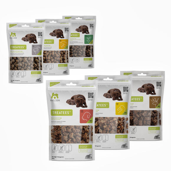 Maelson Treatees Horse Dog Treats – Natural Meaty Horse Meat Morsels, 200g Pack