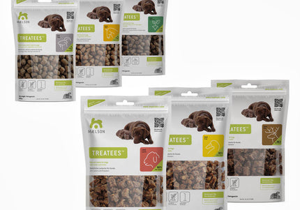 Maelson Treatees Veggie Natural Plant-Based Dog Treats – 200g Healthy Snack Morsels