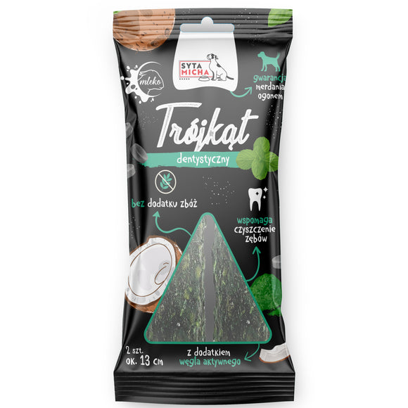 Syta Micha Dental Triangle Dog Treats – Dual Pack, Supports Oral Hygiene and Fresh Breath