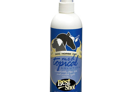 Best Shot M.E.D. Topical Solution Spray – Fast-Acting Itch Relief and Skin Healing, 355ml