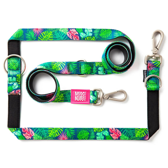 Max&Molly Multi-Leash Tropical – Adjustable 200cm Dog Leash with Vibrant Pattern, Large Size