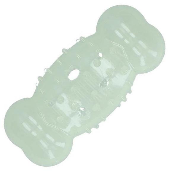 Glow Cracking & Tracking Bone 13cm – Fluorescent Crackling Toy, Glows in the Dark, Durable Design