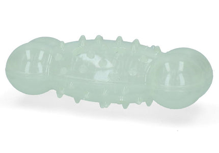 Glow Cracking & Tracking Bone 13cm – Fluorescent Crackling Toy, Glows in the Dark, Durable Design