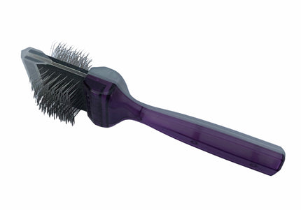 ActiVet Duo Plus Tufffinish Coater Brush – Dual-Sided Hard Detangling and Undercoat Tool, Large 9cm
