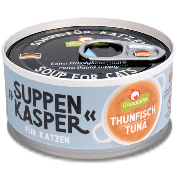 GranataPet Suppenkasper Salmon Cat Soup – Tender Salmon Recipe, 70g Pouch
