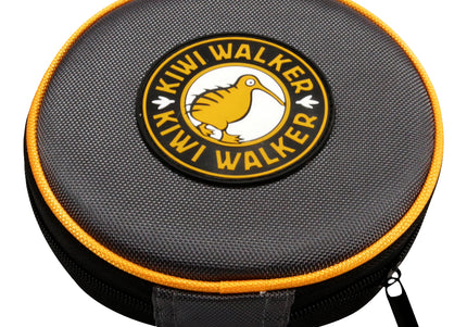 Kiwi Walker Double Travel Bowl – Silicone Collapsible Design, 2x350ml, Fuchsia Color