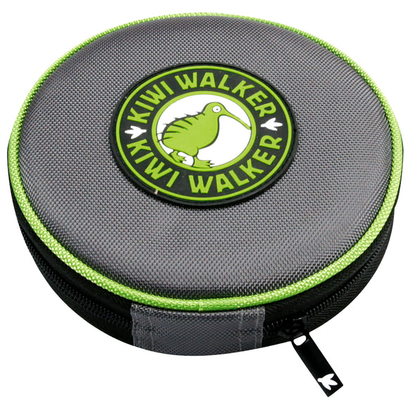 Kiwi Walker Double Travel Bowl – Silicone Slow Feeder, 2x350ml, Fuchsia, Portable Design