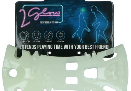 2 Glow Treat Bone of Its Own 15cm – Fluorescent Glowing Toy Bone, Treat Dispensing Design