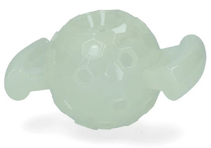 Glow Treat Ball on Call 15cm – Fluorescent Interactive Ball with Handles, Durable Treat Dispenser