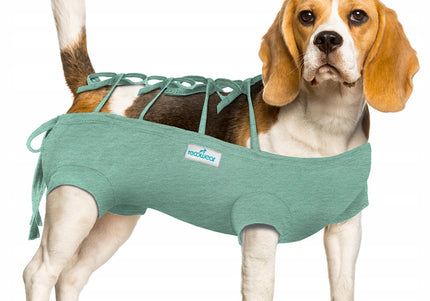 Recowear Post-Operative Recovery Suit – Mint, Breathable Fabric, 68cm Length