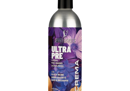 FluidoPet Ultra Pre Crema – Professional Multi-Functional Detangling Balm with Hyaluronic Acid and Shea Butter, 500ml