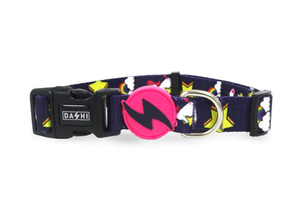 Dashi Unicorn Collar – Colorful Medium Dog Collar with Vibrant Unicorn Pattern
