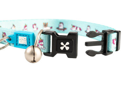 Max&Molly GOTCHA! Smart ID Cat Collar Unicorn – Colorful Adjustable Collar with Smart Tag Technology