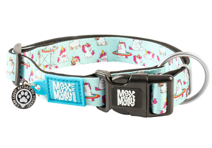 Max&Molly GOTCHA! Smart ID Unicorn Collar – Medium, Durable Adjustable Design with Smart Tag