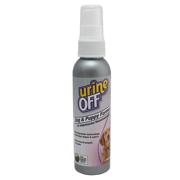 Urine OFF Dog & Puppy Formula – Enzyme Cleaner, Fast-Acting Odor and Stain Remover, 118ml