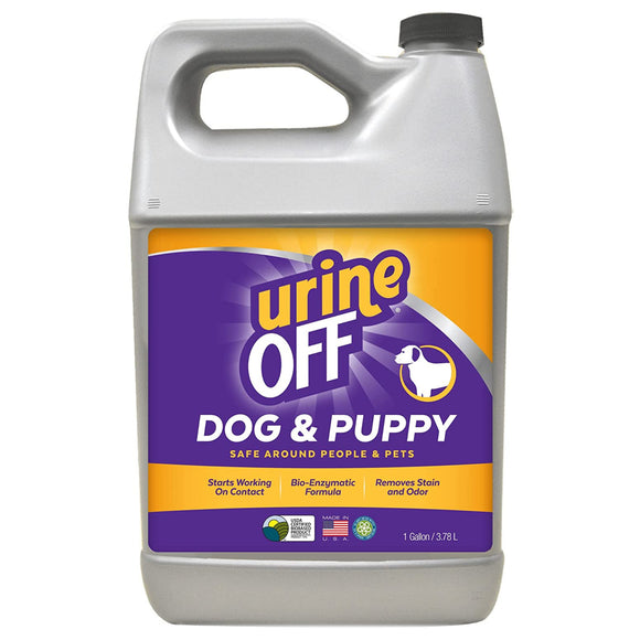 Urine OFF Dog & Puppy Formula – Advanced Urine Stain and Odor Remover, 3.8L Bottle