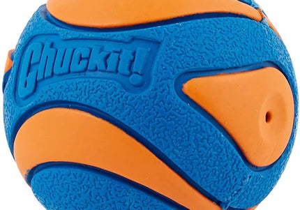Chuckit! Ultra Squeaker Ball Small 5cm – Bouncy Rubber Ball with Built-In Squeaker