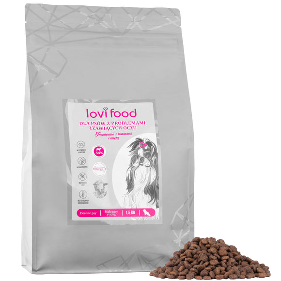 Lovi Lamb with Sweet Potatoes and Mint – Grain-Free Small Breed Food, 1.5kg, Gentle Formula