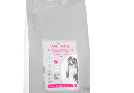 Lovi Lamb with Sweet Potatoes and Mint – Grain-Free Small Breed Kibble, 4kg, Gentle Formula