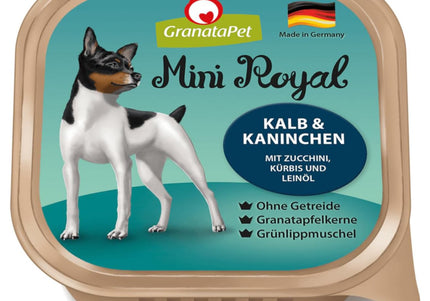 GranataPet Mini Royal Wet Food Set – Grain-Free Assorted Flavors, 6x150g Portions