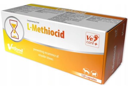 Vetfood L-Methiocid Urinary Support Supplement – 120 Tablets, Fast-Acting Formula