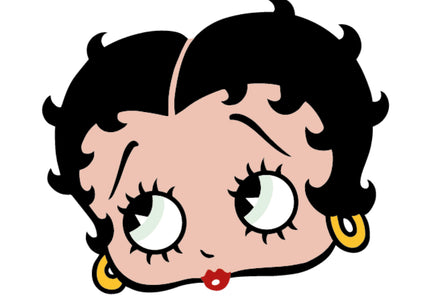 Dashi Vintage Betty Back Harness – Adjustable Guard Harness with Red Betty Boop Pattern, Medium