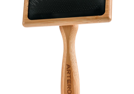 Artero Nature Collection Protected Pin Slicker Brush – Medium, Safe Pins, Gentle on Sensitive Skin