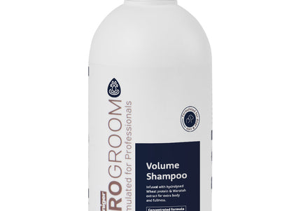ProGroom Volume Shampoo 500ml – Concentrated Volumizing Formula, 1:4 Dilution Ratio