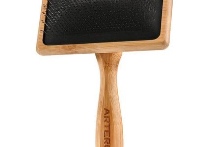 Artero Nature Collection Protected Pin Slicker Brush – Medium, Safe Pins, Gentle on Sensitive Skin