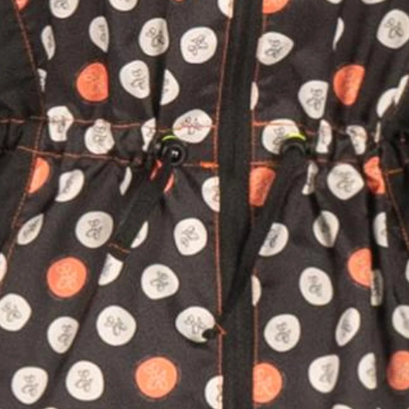 Artero Polka Dot Oslo Grooming Blouse – XXL, Waist Tie, Poodle Print, Lightweight Comfort