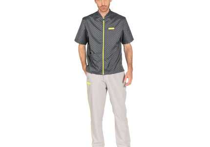 Artero Rio Poodle Smock – Unisex Grooming Sweatshirt with Contrast Inserts, Size Large