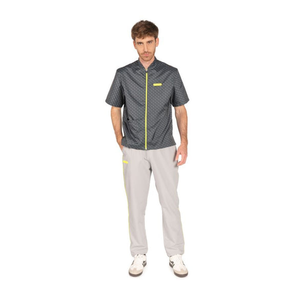 Artero Rio Poodle Smock – Unisex Grooming Sweatshirt with Contrast Inserts, Size Large