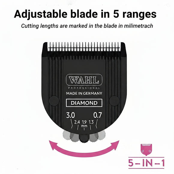 Wahl Diamond Blade Set – Carbon-Coated Replacement Blade, Durable Precision Cutting Edge