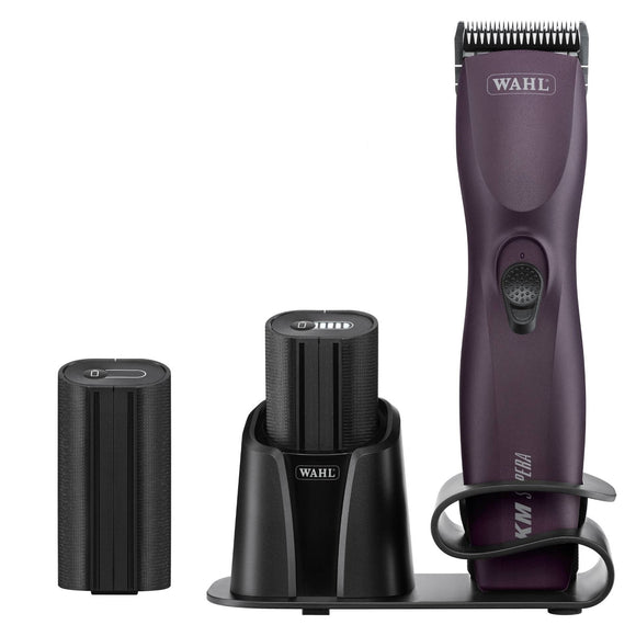 Wahl KM Supera Brushless Clipper – Professional Cordless Grooming Tool with 2 Batteries and No. 10 Blade
