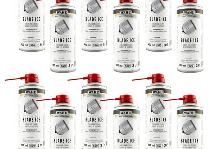 Wahl Blade Ice 4-in-1 Spray – Cooling, Cleaning, Oiling, and Protecting Blades, 12 Pack