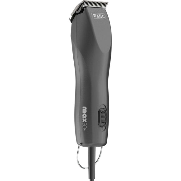 Wahl Max 50+ Brushless Clipper – Powerful Two-Speed Corded Grooming Tool with #10 Blade and Attachments