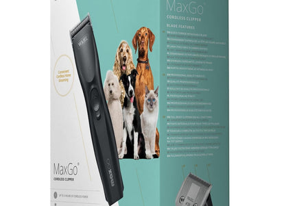 Wahl MaxGo Cordless Clipper – Brushless Motor, No. 10 Blade, Lightweight Professional Tool
