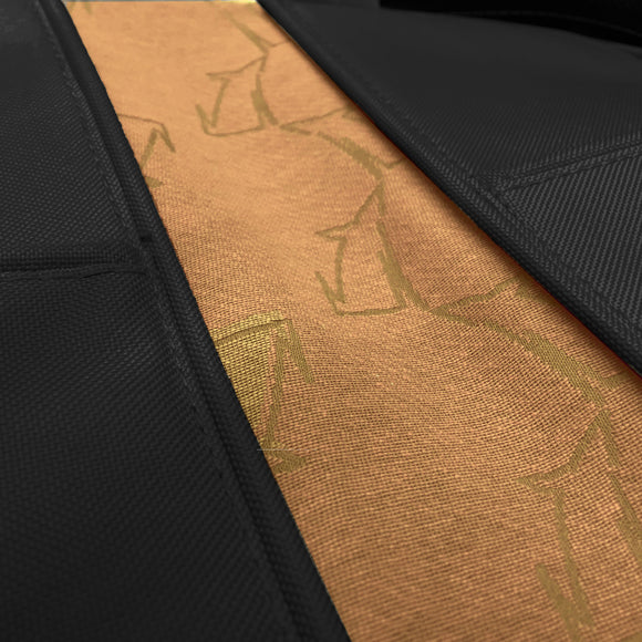 Kurgo Wander Hammock Car Seat Cover – Black, Waterproof, Durable, Easy-Clean Design