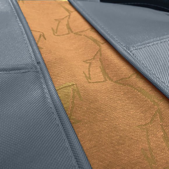 Kurgo Wander Hammock Car Seat Cover – Black, Waterproof, Durable, Easy-Clean Design