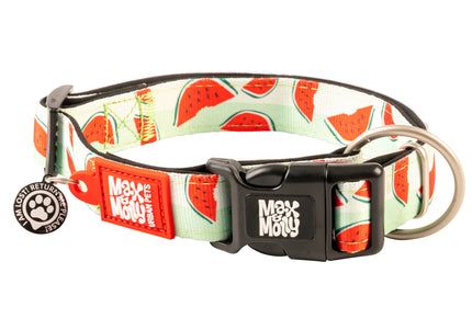 Max&Molly GOTCHA! Smart ID Watermelon Collar – Adjustable Durable Design with Integrated Tag, Small Size