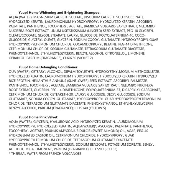 Yuup! White Coats Cosmetic Set – Brightening Shampoo and Conditioner for White and Light Fur