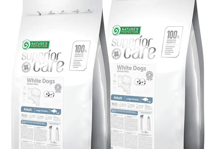 Nature's Protection Superior Care White Fish Dog Food – Large Breed, 2 x 10kg, Premium Formula