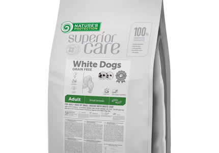 Nature’s Protection Superior Care White Dogs Adult Small Breeds Insect Protein Hypoallergenic Food 10kg