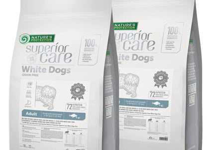 Nature’s Protection Superior Care White Fish Small Breed Adult Dog Food – 2x10kg, Premium Formula
