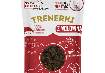 Syta Bowl Soft Beef Trainers – Mono-Protein Grain-Free Dog Treats, 80g Pack