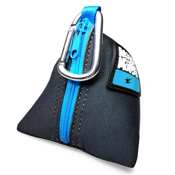 Max&Molly Waterproof Poo Bag Carrier – Durable Blue Dispenser with Secure Clip Attachment