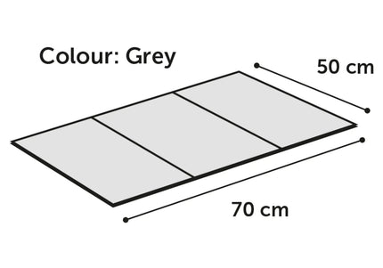 Flamingo Cooling Pad Drop Grey – Compact Gel-Infused Cooling Mat, Small Size, Lightweight Design