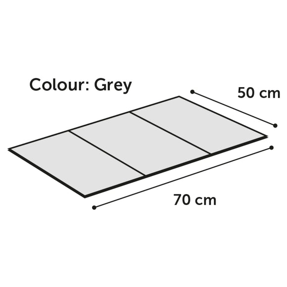 Flamingo Cooling Pad Drop Grey – Compact Gel-Infused Cooling Mat, Small Size, Lightweight Design